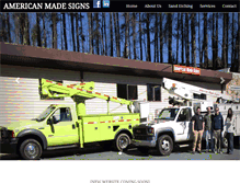 Tablet Screenshot of americanmadesigns.com